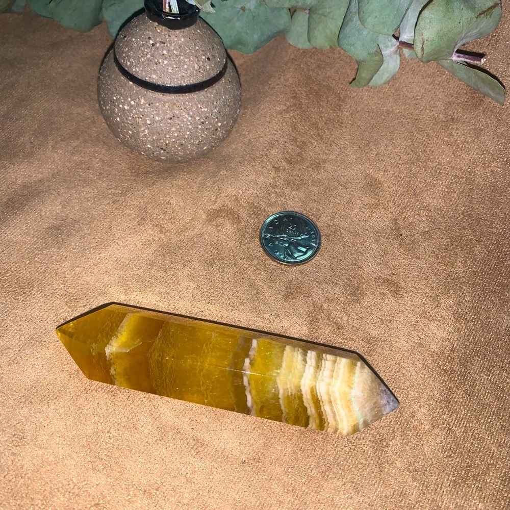 Yellow Golden Fluorite dt